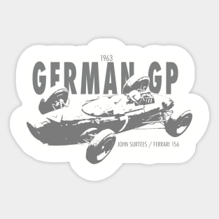 1963 German GP - John Surtees Sticker